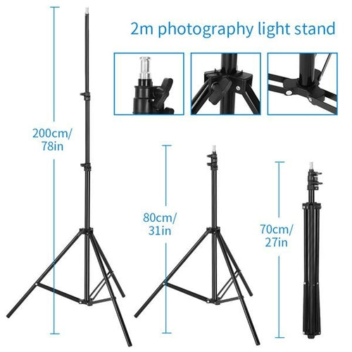 Kit d'éclairage Softbox pour studio photo, avec douille E27